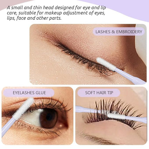 Fine Tip Cotton Swabs for Makeup Removal